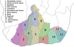 area grecanica elenco comuni in provincia di Reggio Calabria