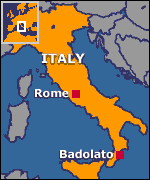 mappa italia con indicazione badolato