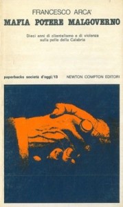 copertina MAFIA POTERE MALGOVERNO 1979 arcà
