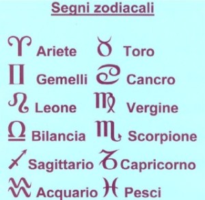 12 segni zodiacali