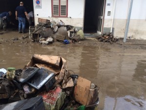 Alluvione Milazzo Bastione mobili case
