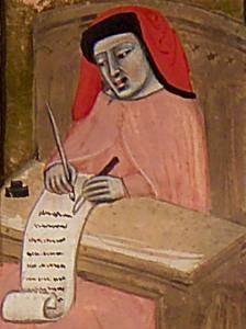 scrittore medievale