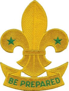 logo-stemma dello scoutismo mondiale SIATE PREPARATI