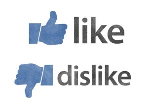 Like and Dislike icons