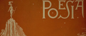 Cover of Poetry, magazine edited by Filippo Tommaso Marinetti (1876-1944), No, 1-2, February-March 1909, Detail